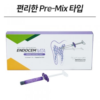화이트 엔도셈 MTA 시린지 Pre-Mix