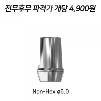 덴티안 어버트먼트 Non-Hex ø6.0 (External) (10EA)