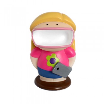 Retainer Buddy Girl Power - 투명 교정 장치, 마우스 가드 보관 피규어