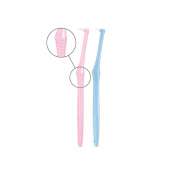CiPRO 원 터프트 콤팩트 칫솔 MS(약간부드러운모)(4314) (색상 랜덤)