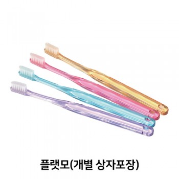 CiPRO AD 플랫모 칫솔 개별 상자포장 (색상 랜덤)