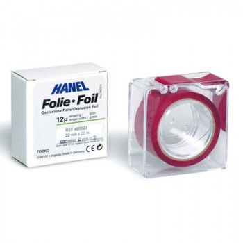 [유통기한 임박] 한넬 교합지 (Folie-Foil) 12μ 22mm (양면) 480-043(Green/Green)(취소교환반품불가)