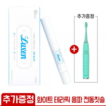 (화이트 테라픽 음파 전동칫솔 민트색 추가 증정) 루젠 치아 립스틱 (셀프 치아 화이트닝겔) (4g x 12pkg)